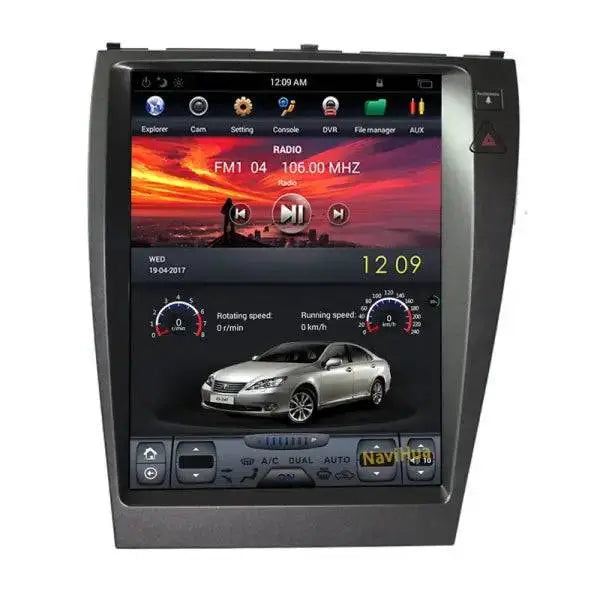 Android Vertical Screen Car DVD Player Car Stereo Auto