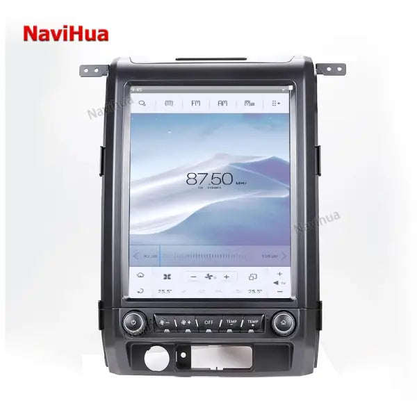 Android Vertical Screen Car Multimedia DVD Player Car Stereo Autoradio Wifi for Tesla Style FORD F150 2009-2012
