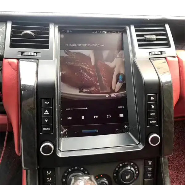 Android Vertical Screen Car Video Dvd Player Gps Navigation System Stereo Radio for Land Rover Range Rover Sport Edition 2005-09