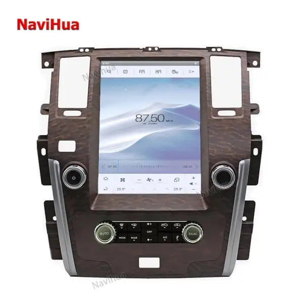 Android Vertical Screen Car Video Dvd Player Stereo Radio Gps Navigation System for Nissan Patrol Y62