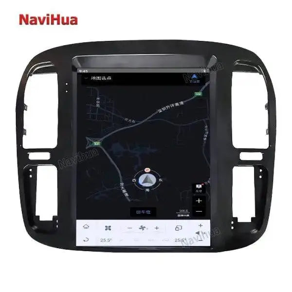 Android Vertical Touch Screen 12.1 Inch Car GPS Navigation