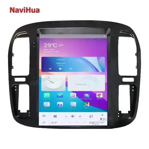 Android Vertical Touch Screen 12.1 Inch Car GPS Navigation