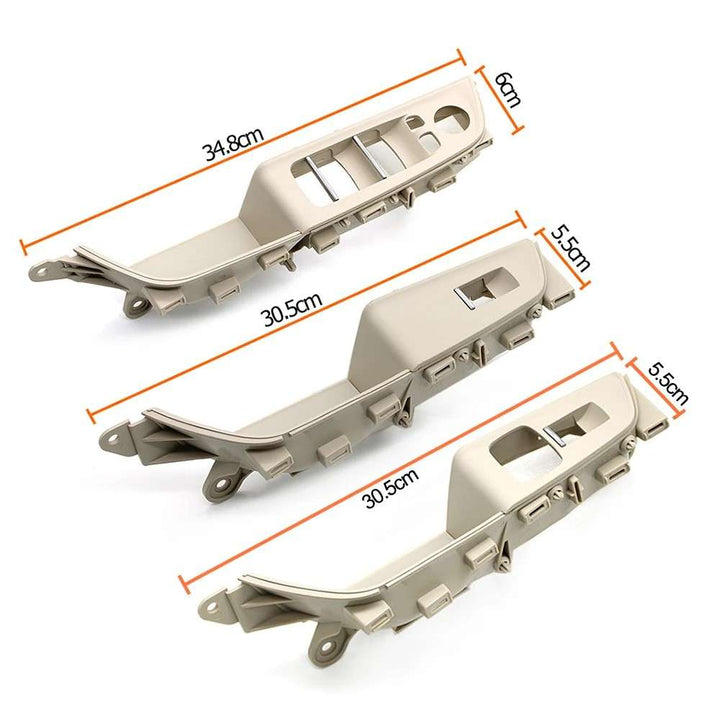 Car Craft Compatible With Bmw 6 Series Gt G32 2017-2022 Interior Door Pull Handle Armrest Panel Window Switch Cover 51417466317-1 51417466310-1 51427466779-1 51427466780-1 Carbon Fiber Model B High - CAR CRAFT INDIA