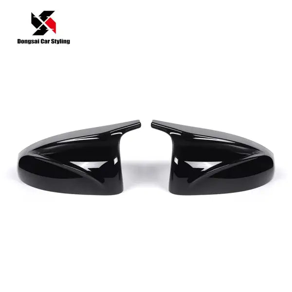 For Audi A3 S3 RS3 8V Upgrade ABS Gloss Black M Look Wing Side Door Rear View Mirror Housing Covers Caps