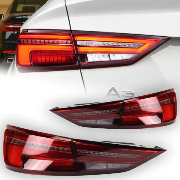 Audi A3 Tail Lights 2013-2019 A3 LED Tail lamp light LED