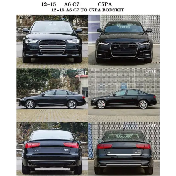 Audi A6 2012 Upgrade Facelift Convert To 2018 Bumper