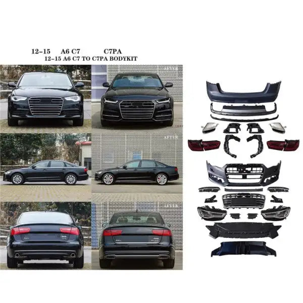 Audi A6 2012 Upgrade Facelift Convert To 2018 Bumper