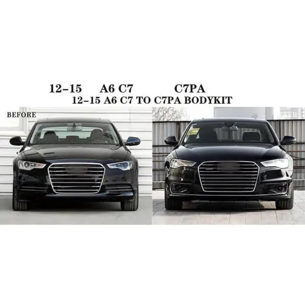 Audi A6 2012 Upgrade Facelift Convert To 2018 C7pa Bumper