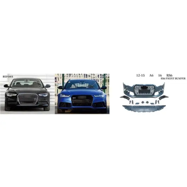 Audi A6 2012 Upgrade Facelift Convert To 2018 Rs6 Bumper