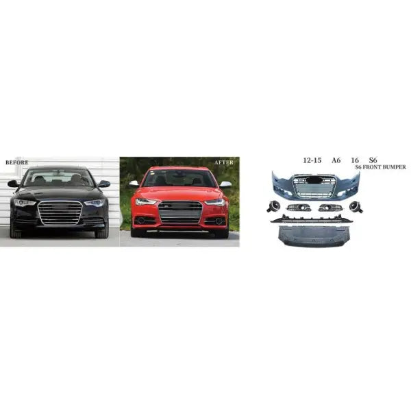 Audi A6 2012 Upgrade Facelift Convert To 2018 S6 Bumper