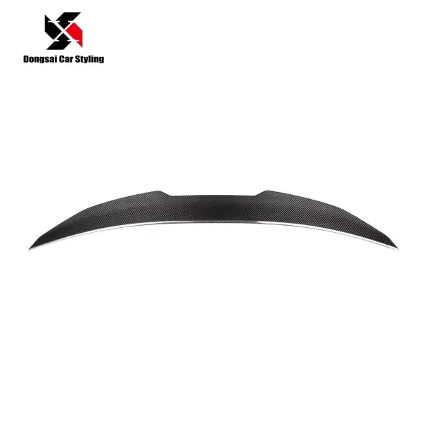 For Audi A6 S6 RS6 C8 Add PSM Style Dry Carbon Fiber Boot Spoiler Ducktail Rear Trunk Tail Wing Lip 2019+