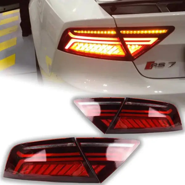 Audi A7 Tail Lights 2011-2018 RS7 LED Tail Light Rear lamp