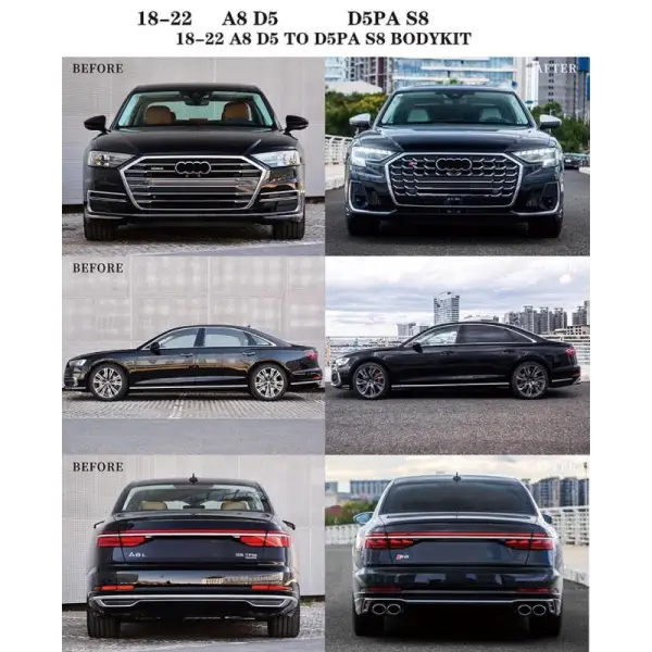 Audi A8 2018 Upgrade Facelift Convert To 2022 Df Horch S8