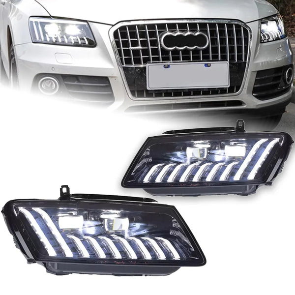 Audi Q5 Headlights 2009-2018 Q5 LED Headlight Projector Lens Siginal DRL Head Lamp Automotive