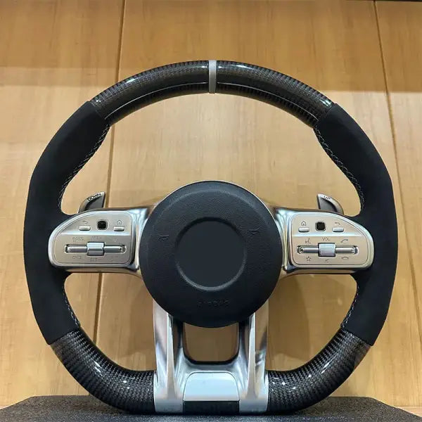 Auto for Benz Carbon Fiber Steering Wheel C190 W117 W166 W177 W204 W205 W213 W216 W217 W218 W222 W253 W257 W463 High-Quality