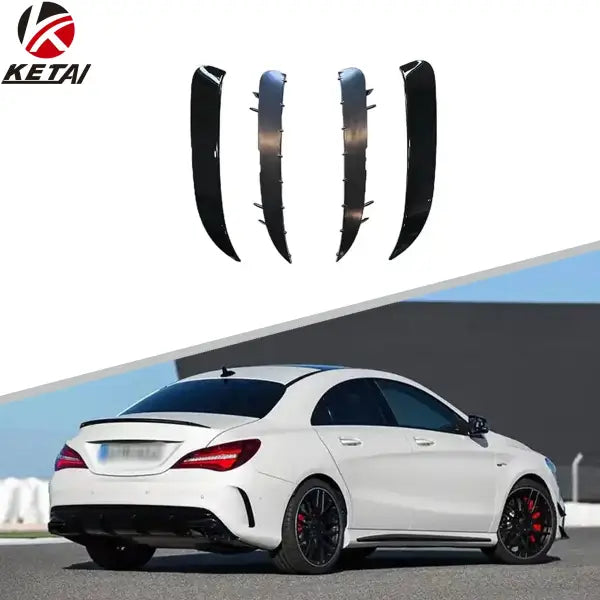 Auto Body Parts CLA45 Style PP Rear Bumper Vents for BENZ W117 AMG 2013-2018
