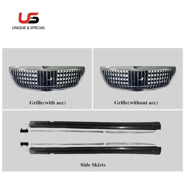 Auto Car Parts S65 Style for Mercedes-Benz W222 to S65 Amg