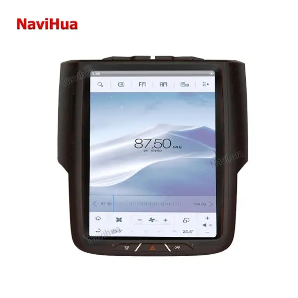 Auto Para Radio Navigation GPS 10.4 Inch Vertical Touch Screen Car DVD Player for Tesla Dodge Ram 2018