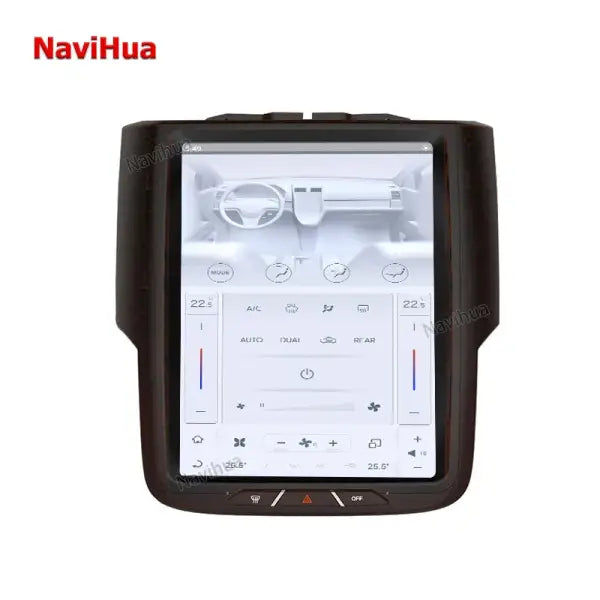 Auto Para Radio Navigation GPS 10.4 Inch Vertical Touch Screen Car DVD Player for Tesla Dodge Ram 2018