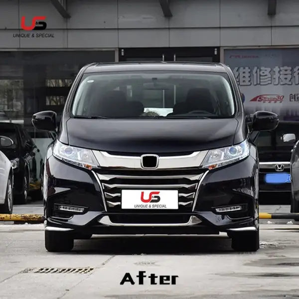 Car Auto Parts for 2015-2018 Honda Odyssey Upgrade to 2020 Odyssey Body Kits Front Bumper Rear Bumper Grille with LED