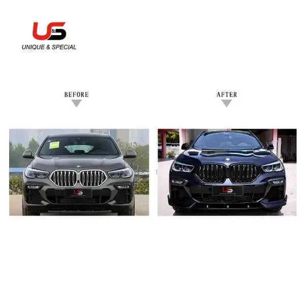 Auto Parts Body Kit for BMW X6 G06 Modified to Black Knight