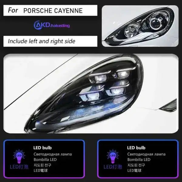 Auto Parts Lights Headlights for Porsche Cayenne 2011-2017