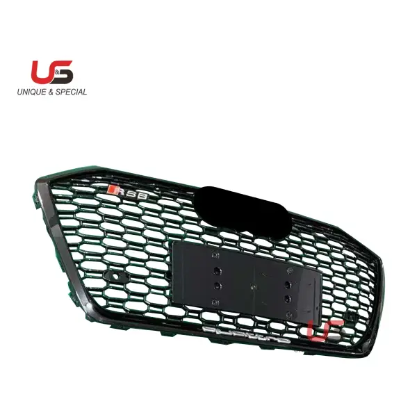 Auto Spare Parts of GRILLE for A6 S6 Upgrade RS6 2019 Modified All Mesh Tuning Parts RS6 Grille Front Bumper Grill