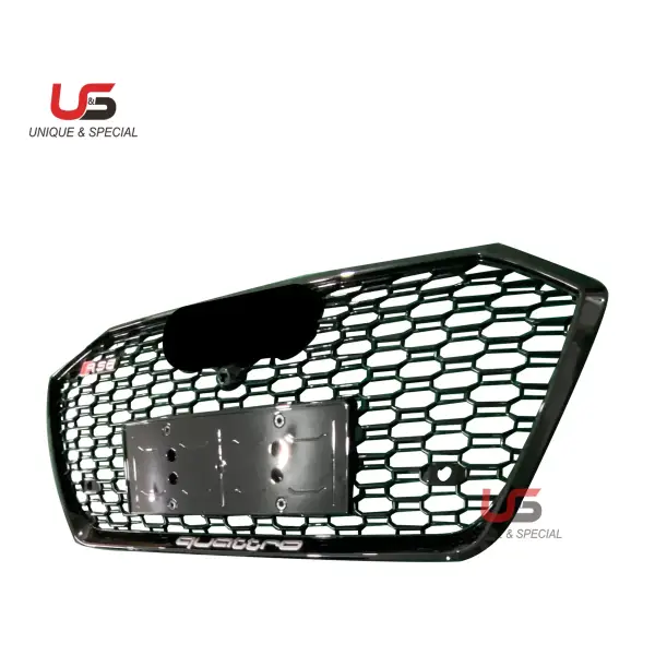 Auto Spare Parts of GRILLE for A6 S6 Upgrade RS6 2019 Modified All Mesh Tuning Parts RS6 Grille Front Bumper Grill