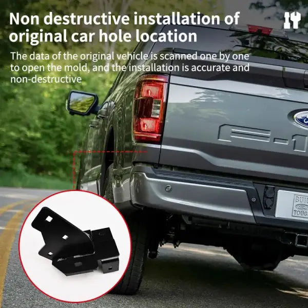 Automobile Aluminum Alloy Tailgate Door Footstep 4X4 Pickup Electric Running Boards for Ford F150 Auto Parts