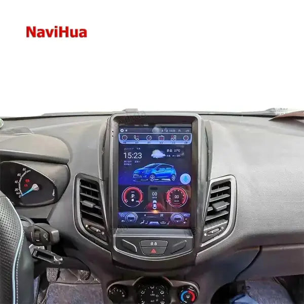 Automotive Head Unit Monitor GPS Navigation Touch Screen Android Car Radio for Ford Fiesta 2009-2016