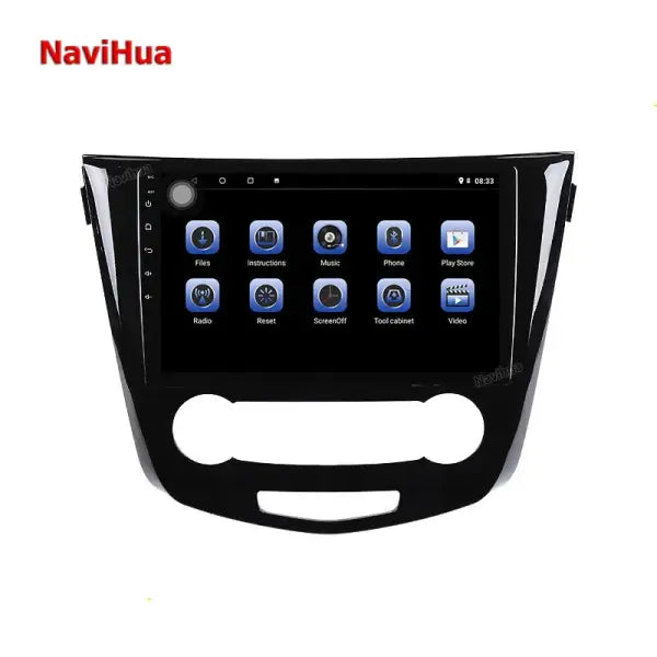 Autoradio 2.5 Din Android Touch Screen Car DVD Player with GPS Navigation Stereo Carplay Functions for Nissan Qashqai