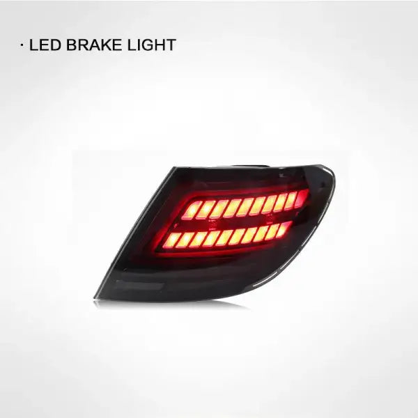 For Benz C-Class W204 2007-2014 Car Animation LED Trailer Lights Tail Lamp Rear DRL Signal Automotive Plug and Play