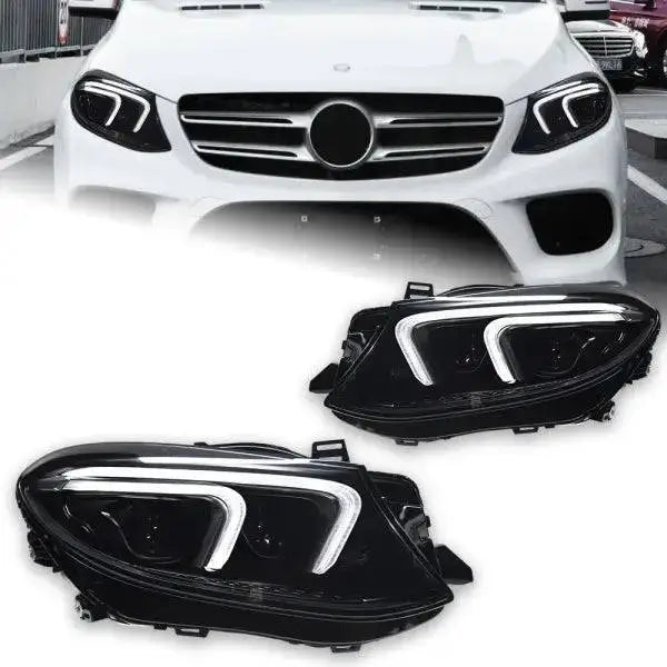 Benz GLE W166 Class Headlights 2015-2019 LED Headlight