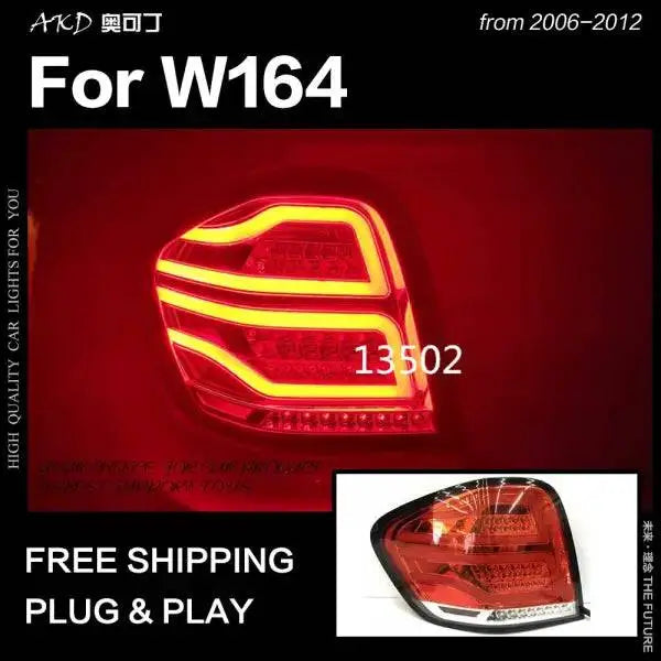 Benz W164 Tail Lights 2006-2012 ML350 ML400 ML500 LED Tail