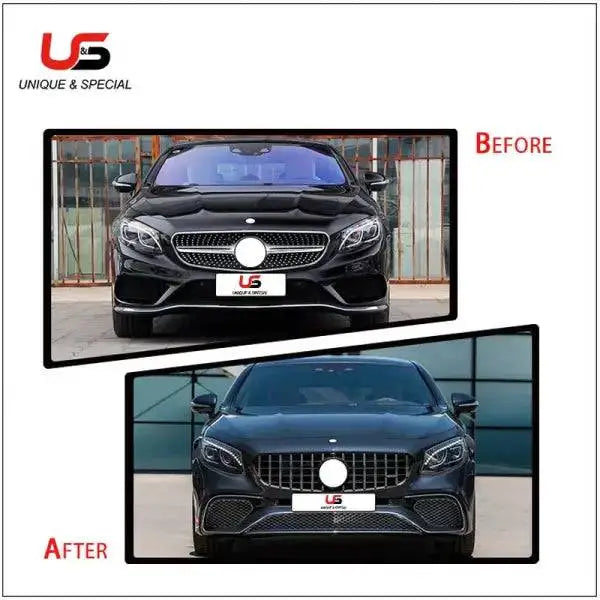 Use for BENZ W217(13-20Style) Upgrade to S65 Bodykit Front