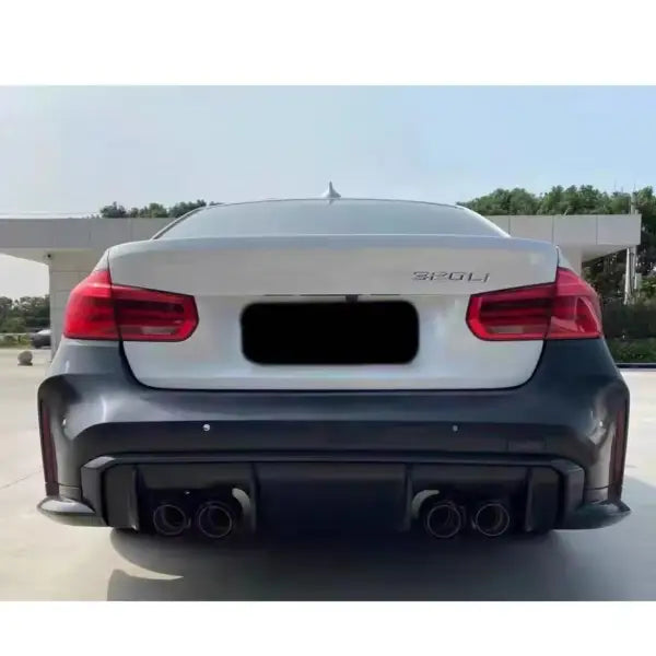 For Bmw 3 Series F30 F35 Upgrade G80 M3 Style Wide Body Kit Front Bumper Rear Bumper Side Skirts Bodykit