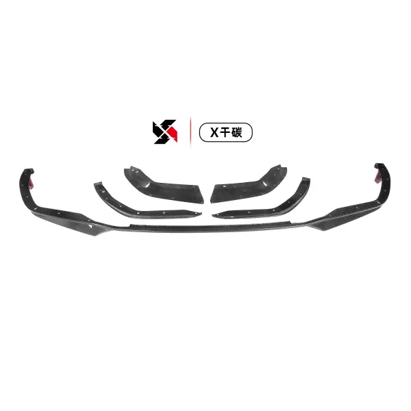 For BMW 3 Series G20 Front Lip PSM Style Carbon Front Splitter Chin Spoiler Front Bumper Lip 2019+