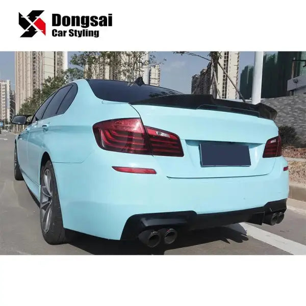 For BMW 5 Series F10 540I 550I M5 Add PSM Style Dry Carbon Fiber Spoiler Ducktail Tail Wing Rear Trunk Lip 2010+