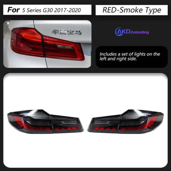 Bmw 5 Series G30 G38 2017-2022 Taillight Taillamp Light GTR