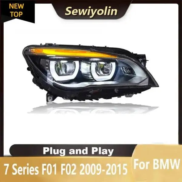 BMW 7 Series F01 F02 2009-2015 Headlight Auto Head Lamp