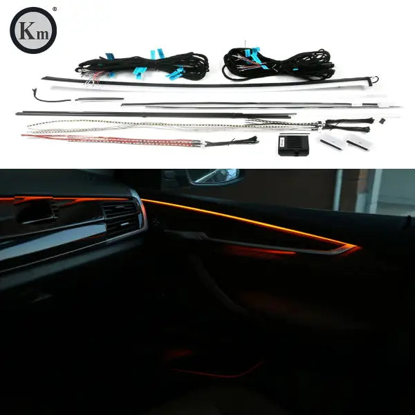 For BMW F15 X5 LED Strips Air Atmosphere Interior LED Ambient Lighting Door Light 2014-2018