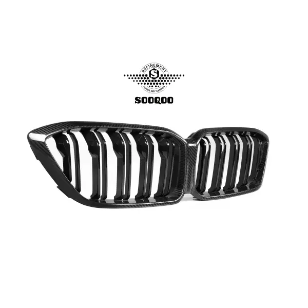 For BMW F87 M2 Grille MP Style Dry Carbon Fiber Front Grill for BMW M2 F87 LCI 2019-2022