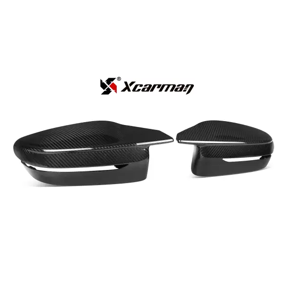 For BMW M2 G87 M3 G80 M4 G82 G83 Mirror Cover Dry Carbon Fiber RHD OEM Style Mirror Covers Caps