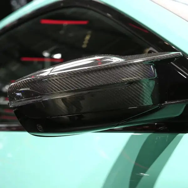 For BMW M2 G87 M3 G80 M4 G82 G83 Mirror Cover Dry Carbon Fiber RHD OEM Style Mirror Covers Caps