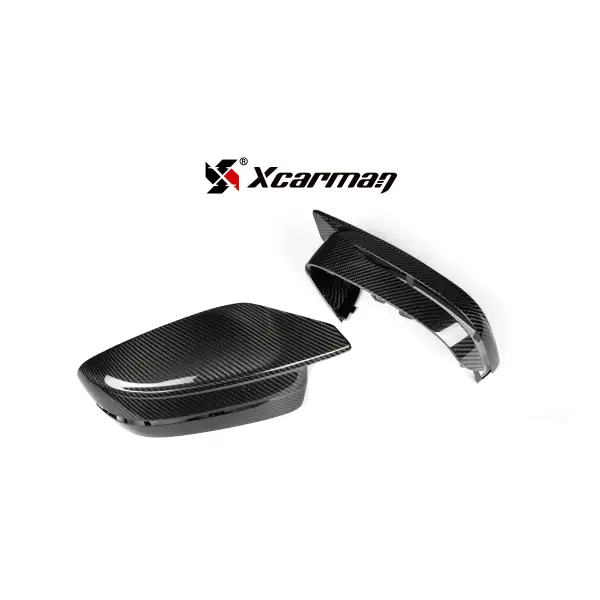 For BMW M2 G87 M3 G80 M4 G82 G83 Mirror Cover Dry Carbon Fiber RHD OEM Style Mirror Covers Caps