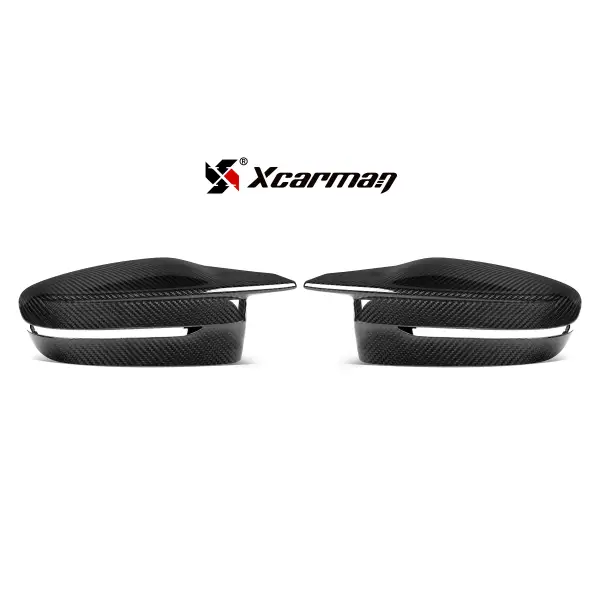 For BMW M2 G87 M3 G80 M4 G82 G83 Mirror Cover Dry Carbon Fiber RHD OEM Style Mirror Covers Caps