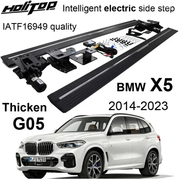 TOP Electric Scalable Running Board Side Step Nerf Bar for BMW X5 G05 2019 2020 2021 2022 2023,Thicken&Widen, IATF16949 Quality,