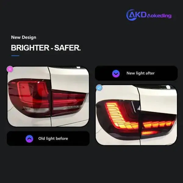 BMW X5 Tail Lights 2014-2018 F15 LED Tail Lamp DRL Signal