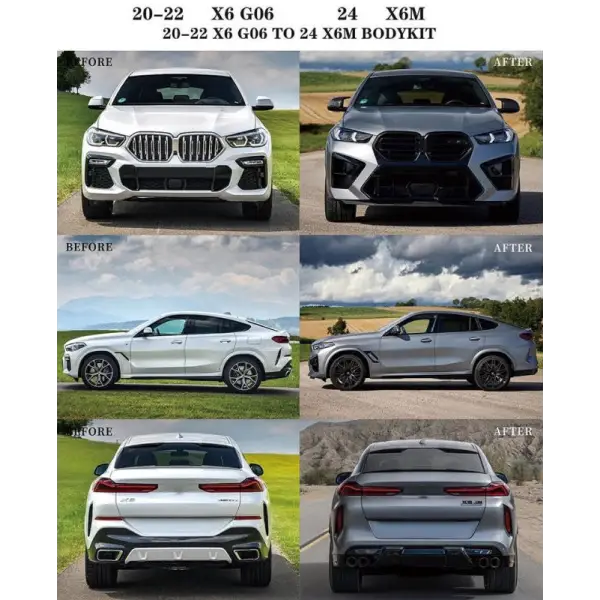 Bmw X6 G06 2019 - 2023 Upgrade Facelift Convert To X6m Lci