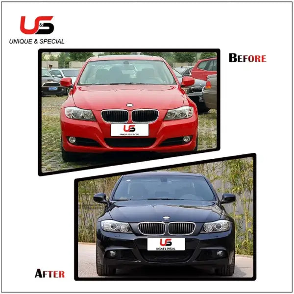 Body Kit for BMW 3 Series E90 2009 2010 2011 2012 Update to MT M-Tech Style Front+Rear Bumper Assembly 2009-2012